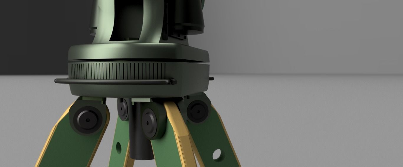 Sentry machine gun 2  3D model_7