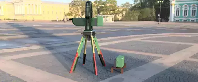 Sentry machine gun 2  3D model