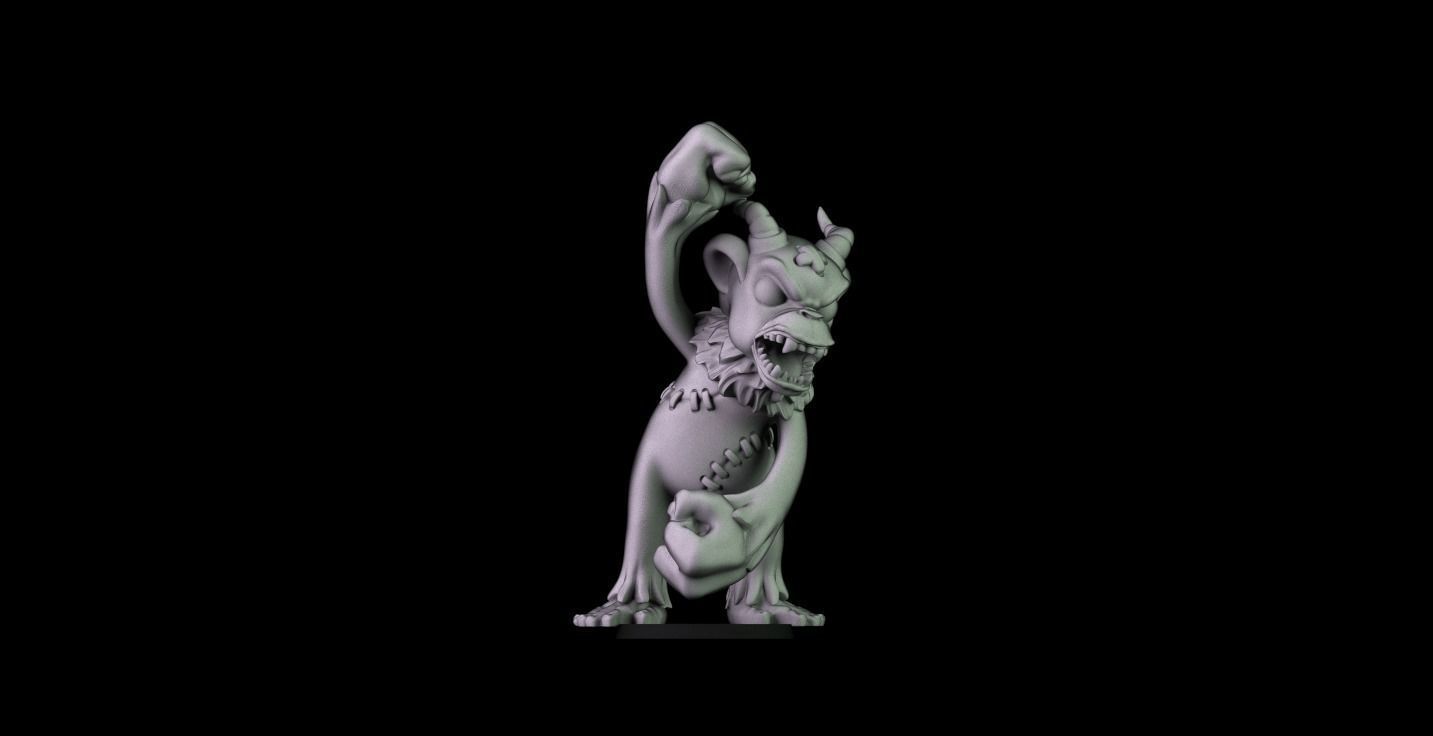 Killer teddy Bears Team 3D print model_3