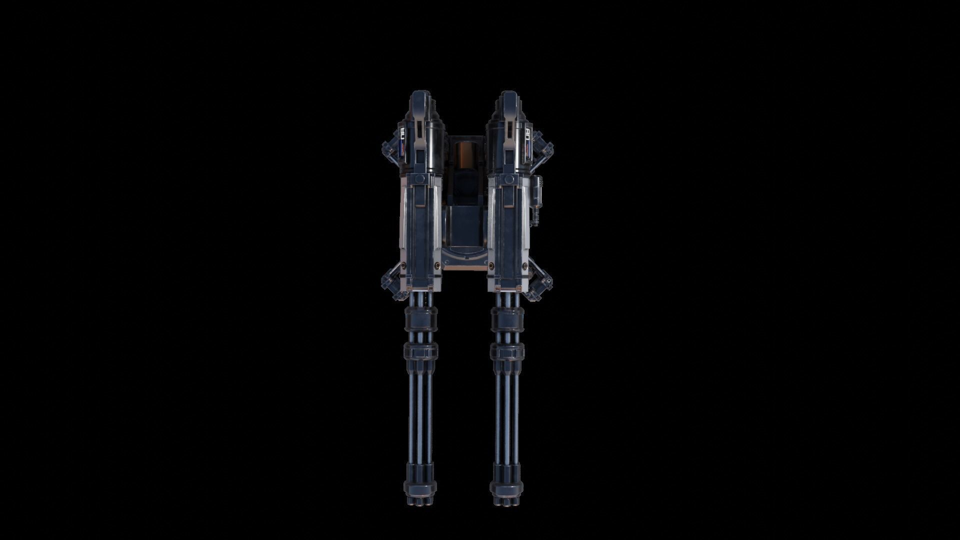 TURRET WEAPON 3D Model Low-poly 3D model_8