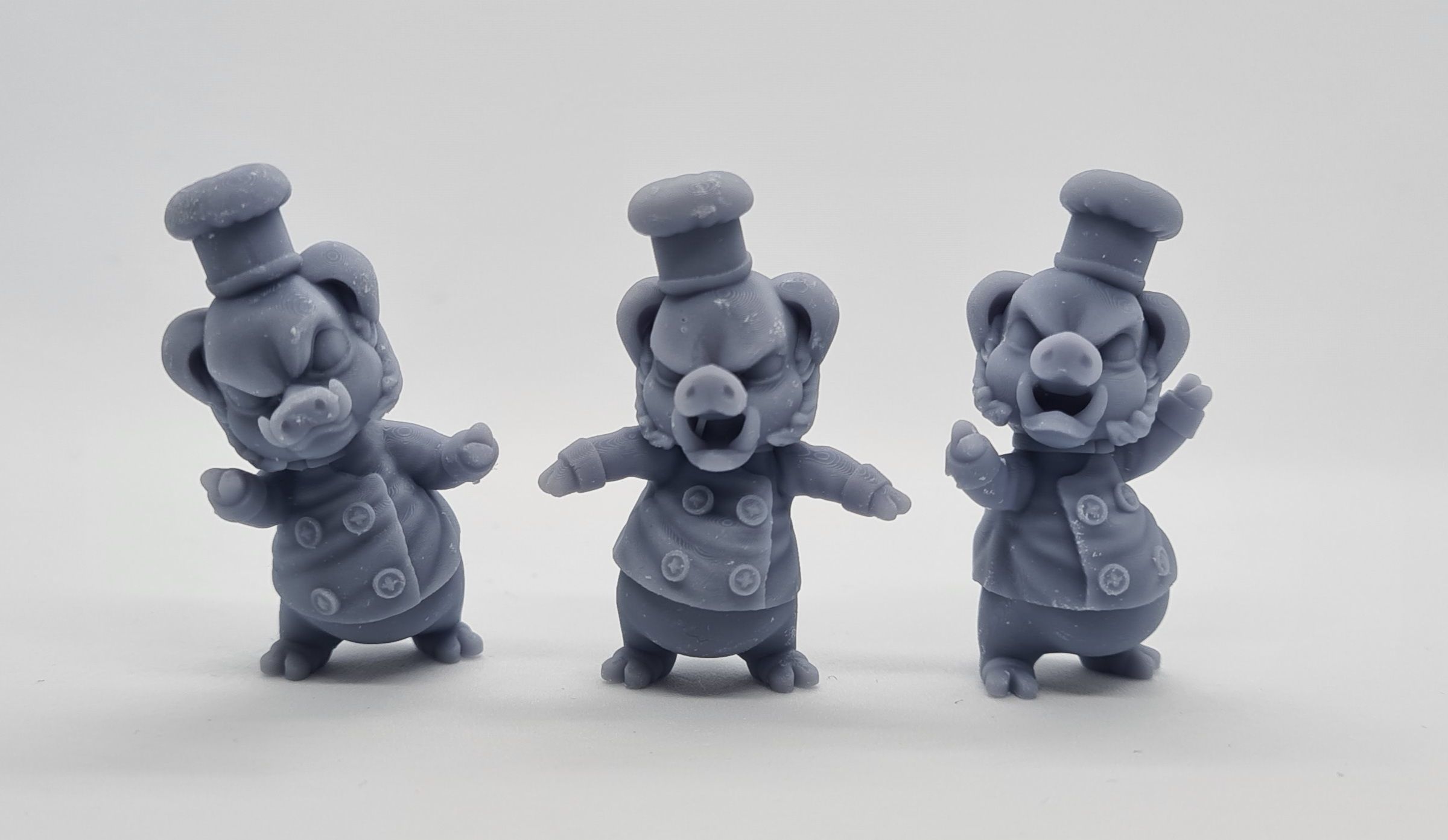 Cooks Pigs 3D print model_4