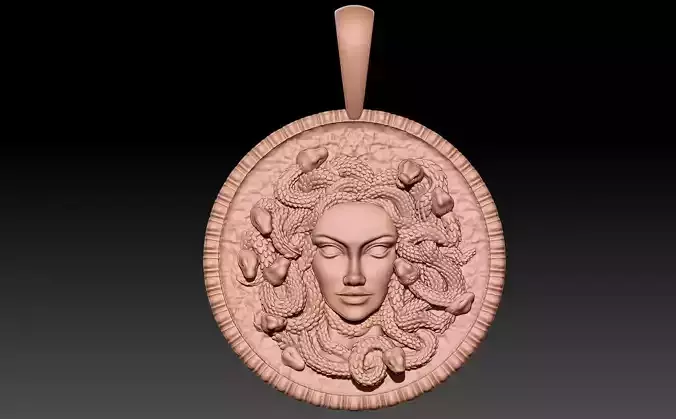 snake woman 3D print model