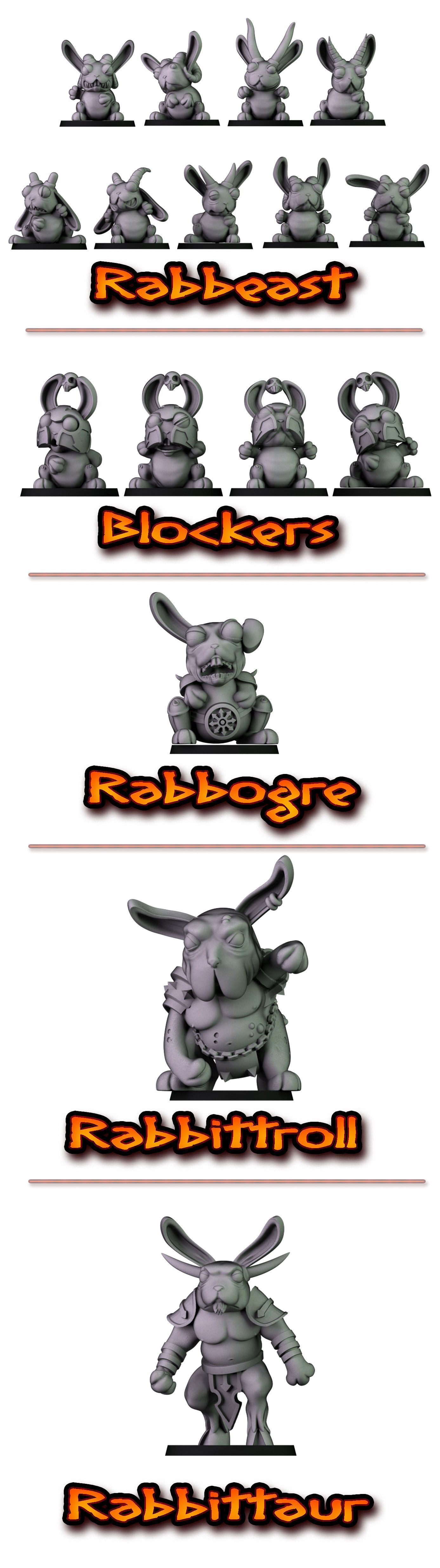 Demonic Rabbits team 3D print model_6
