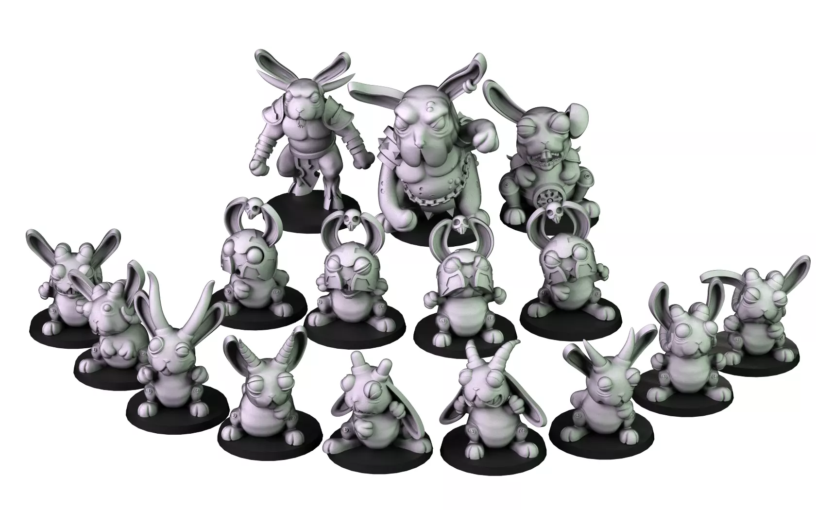 Demonic Rabbits team 3D print model_0