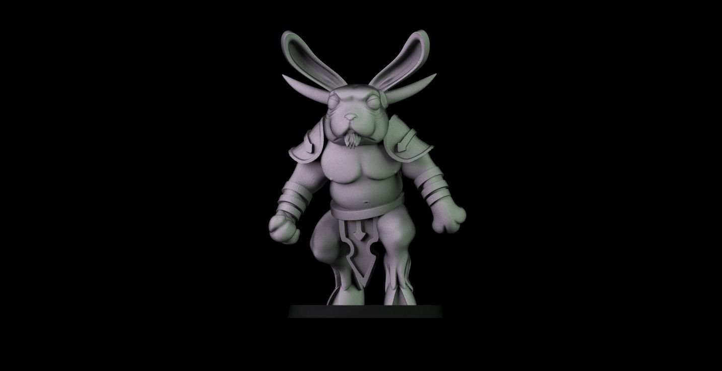 Demonic Rabbits team 3D print model_1