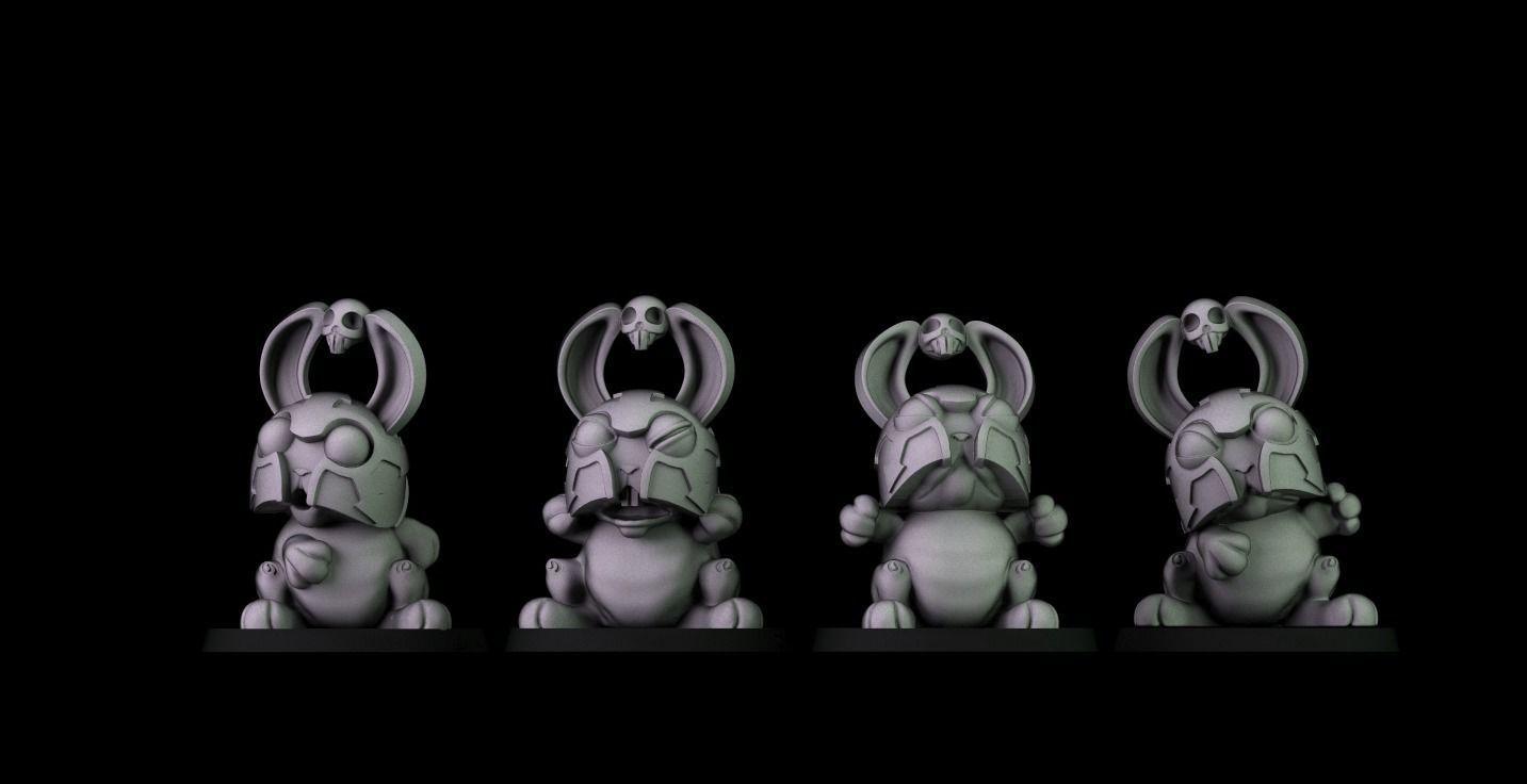 Demonic Rabbits team 3D print model_5