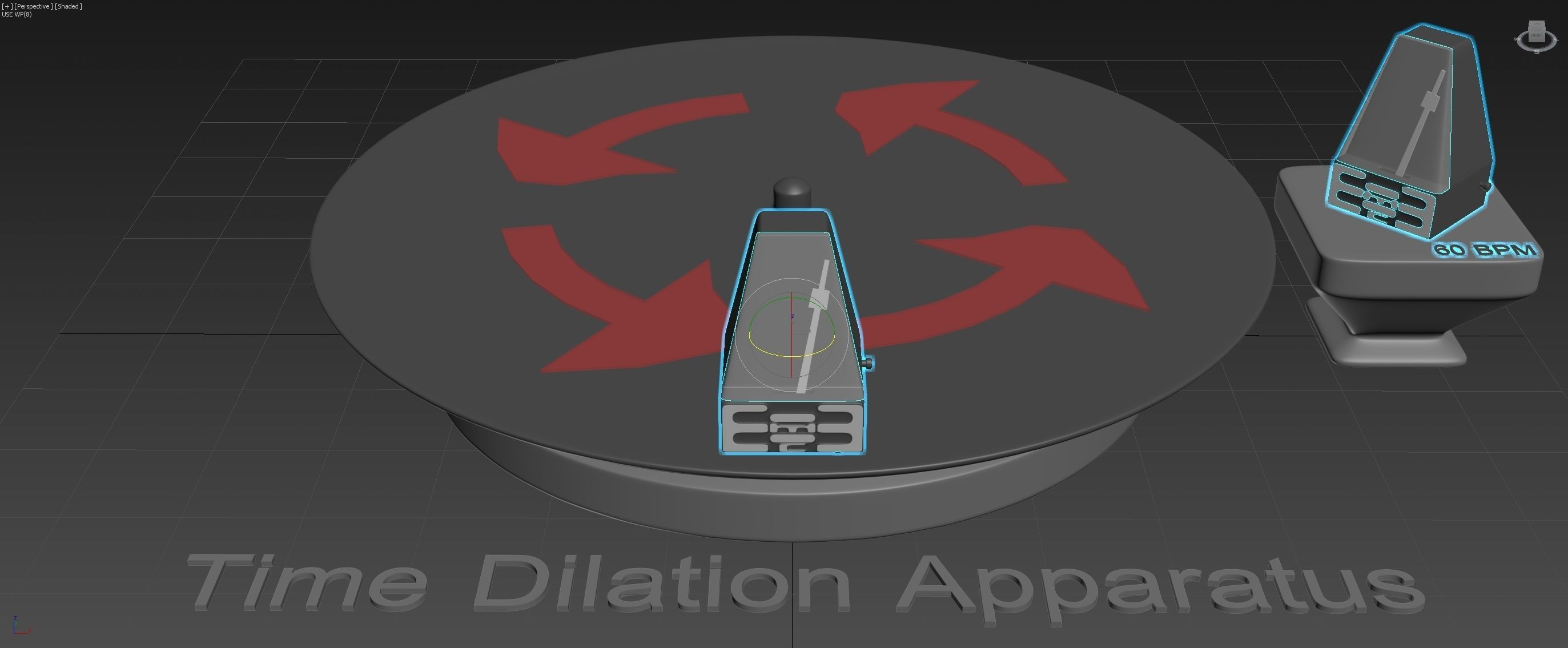 Time Dilation Apparatus - Space-Time Bender 3D model_18
