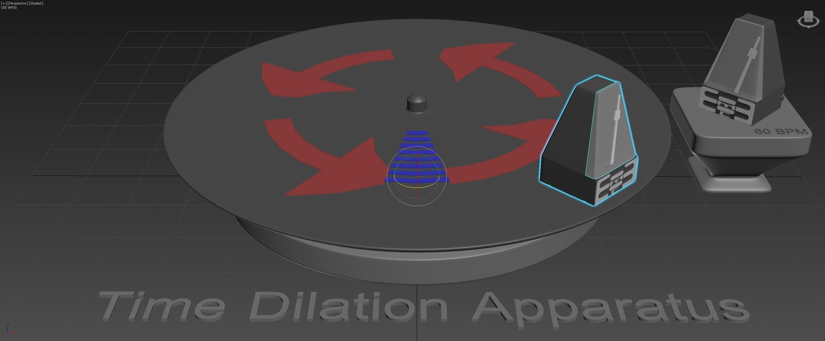 Time Dilation Apparatus - Space-Time Bender 3D model_9