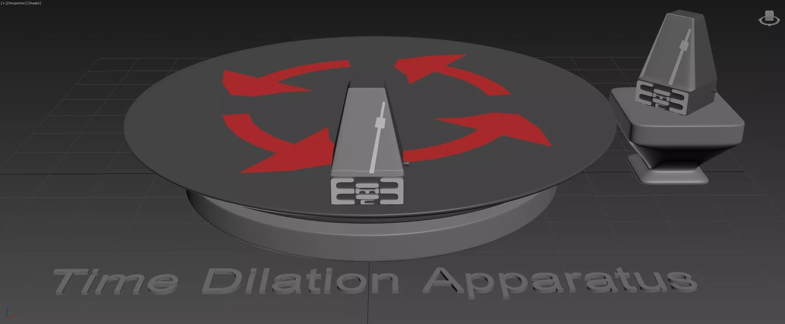 Time Dilation Apparatus - Space-Time Bender 3D model_0