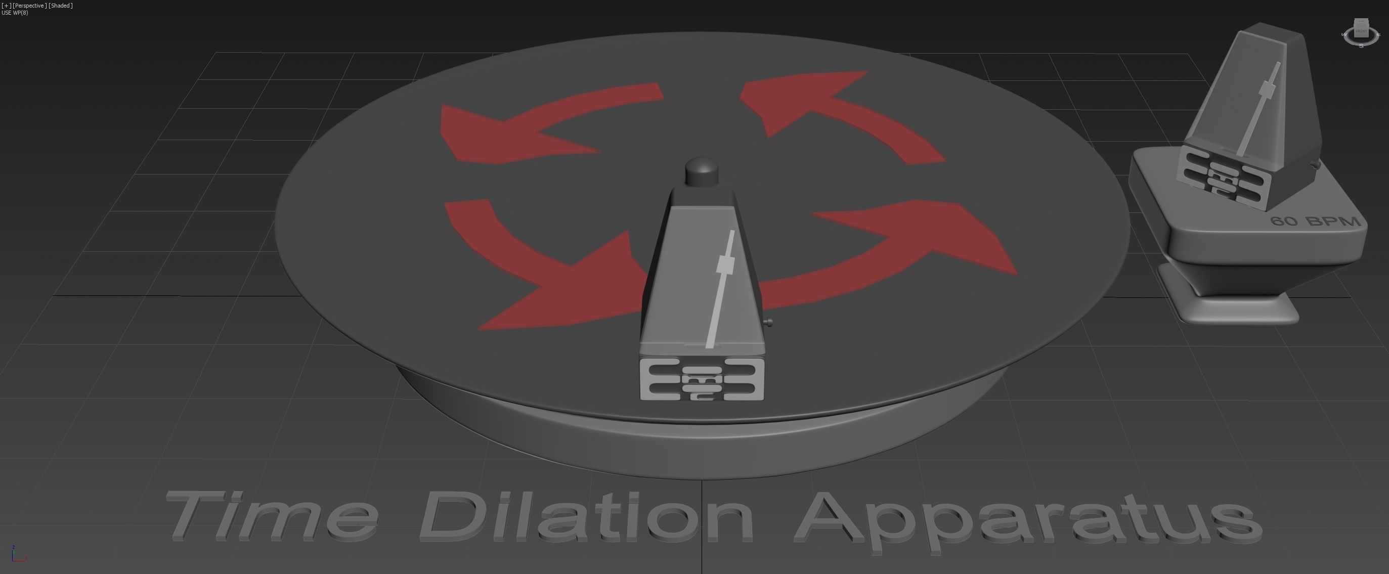 Time Dilation Apparatus - Space-Time Bender 3D model_17