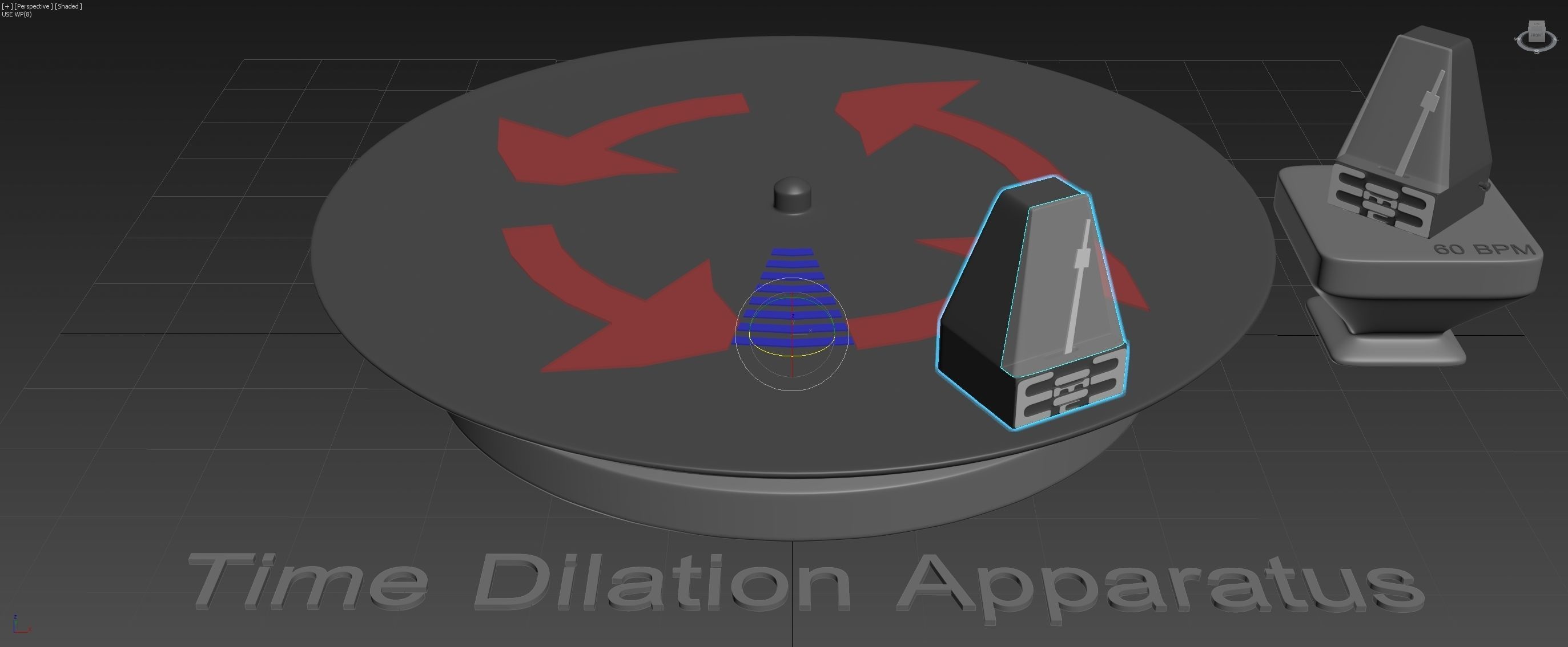 Time Dilation Apparatus - Space-Time Bender 3D model_8