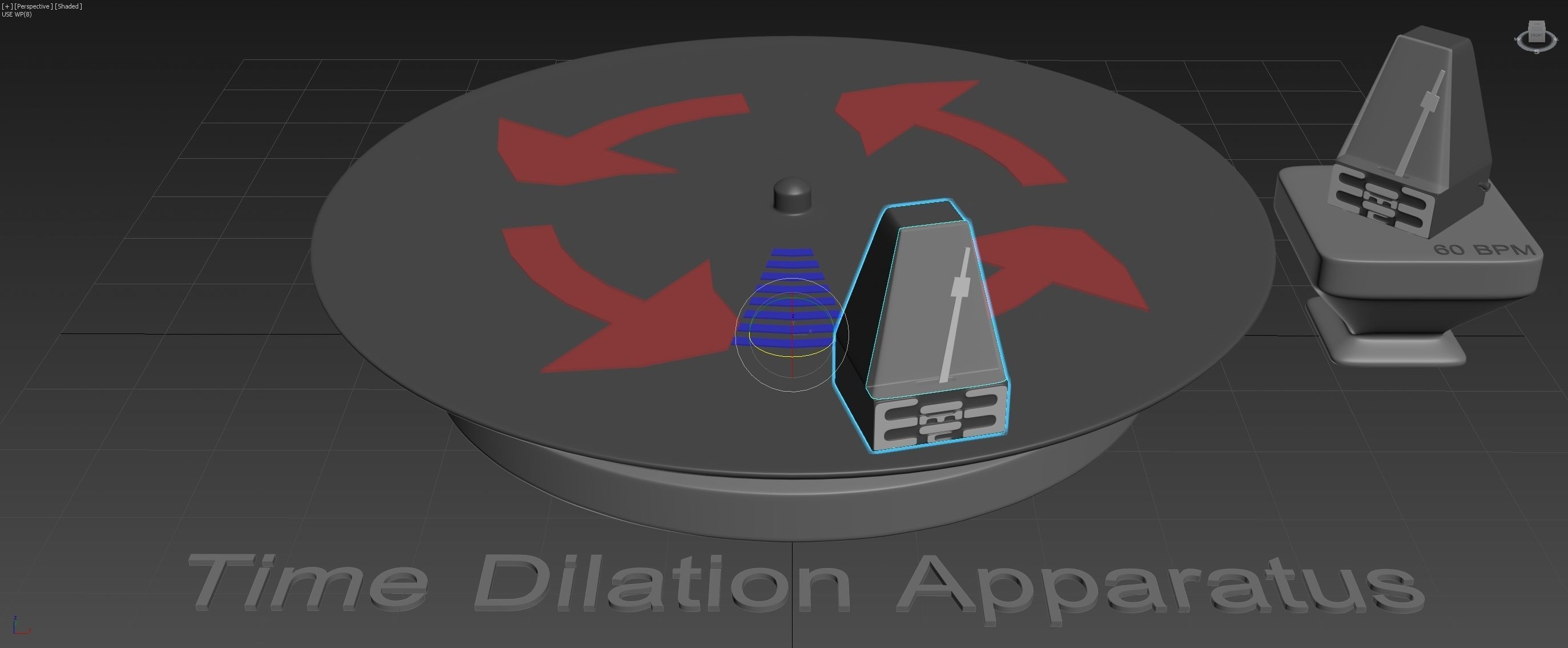Time Dilation Apparatus - Space-Time Bender 3D model_7