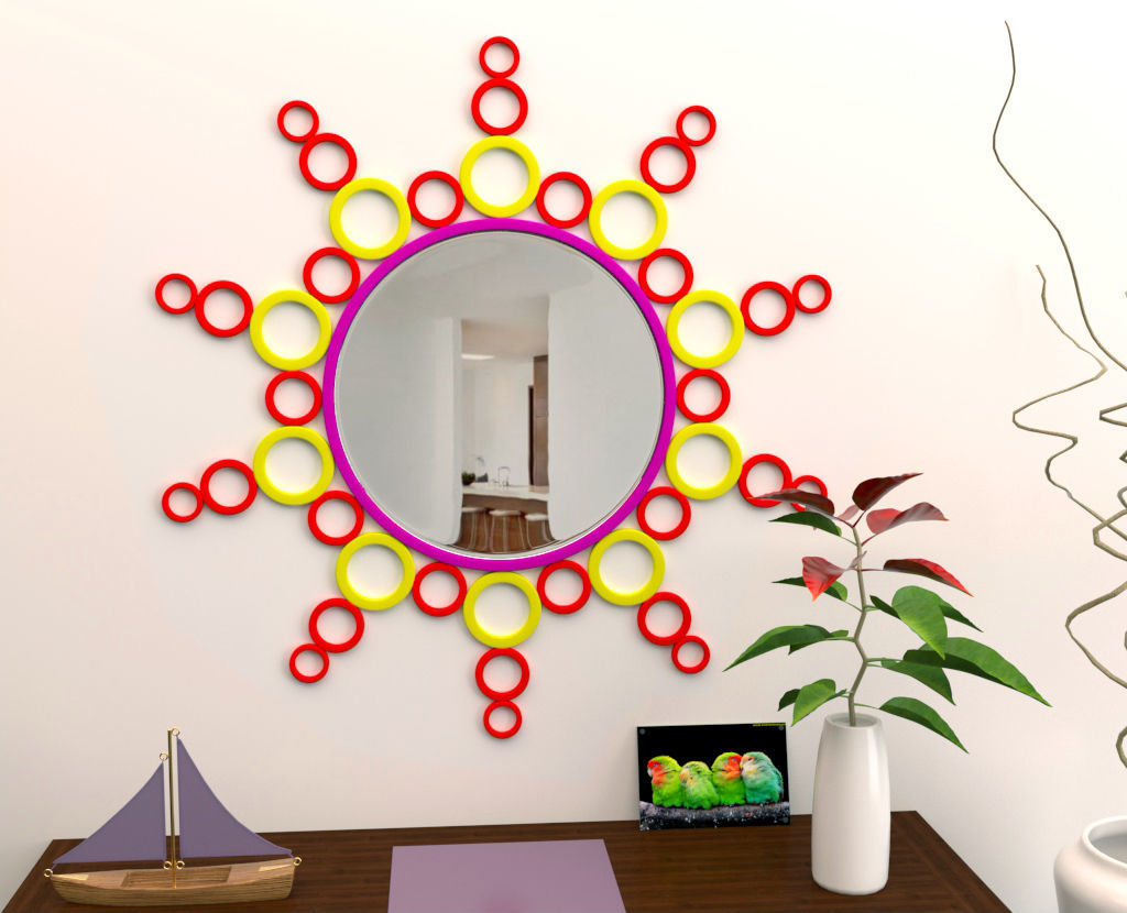 Mirror package 01 Low-poly 3D model_7