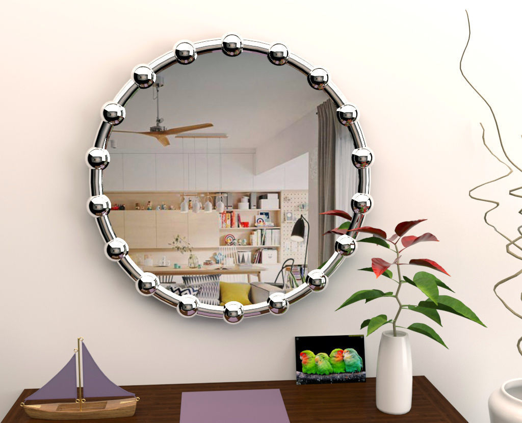 Mirror package 01 Low-poly 3D model_20