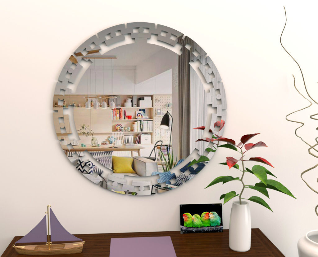 Mirror package 01 Low-poly 3D model_21