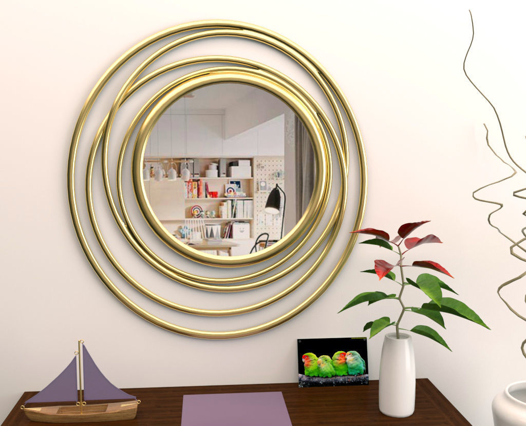 Mirror package 01 Low-poly 3D model_18