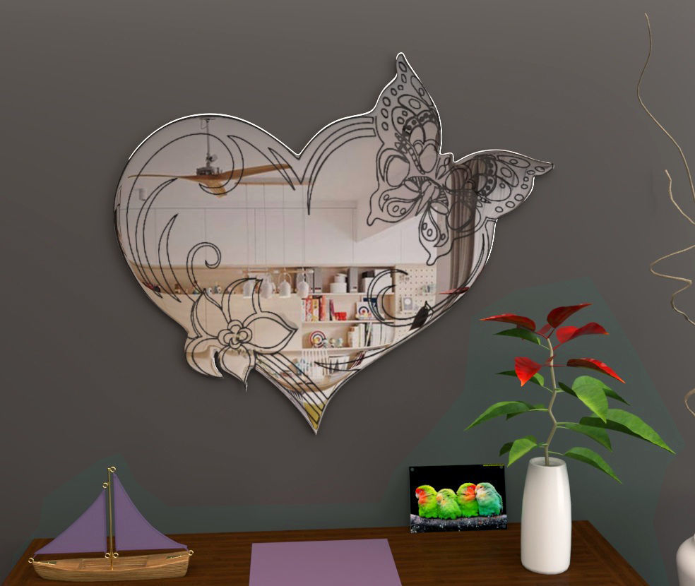 Mirror package 01 Low-poly 3D model_10