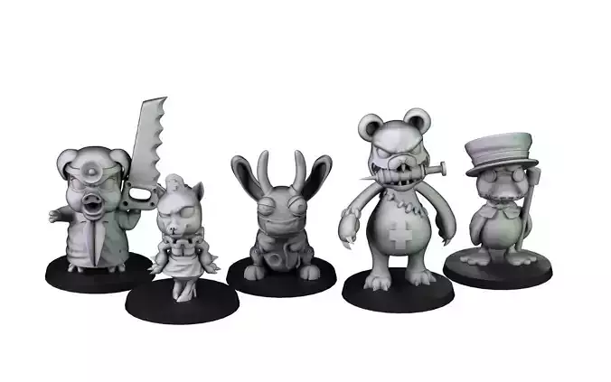 Little bad Doctors 3D print model
