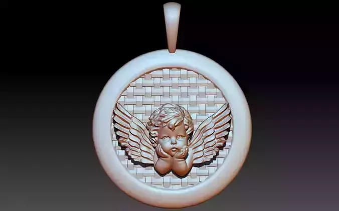 angel baby 3D print model