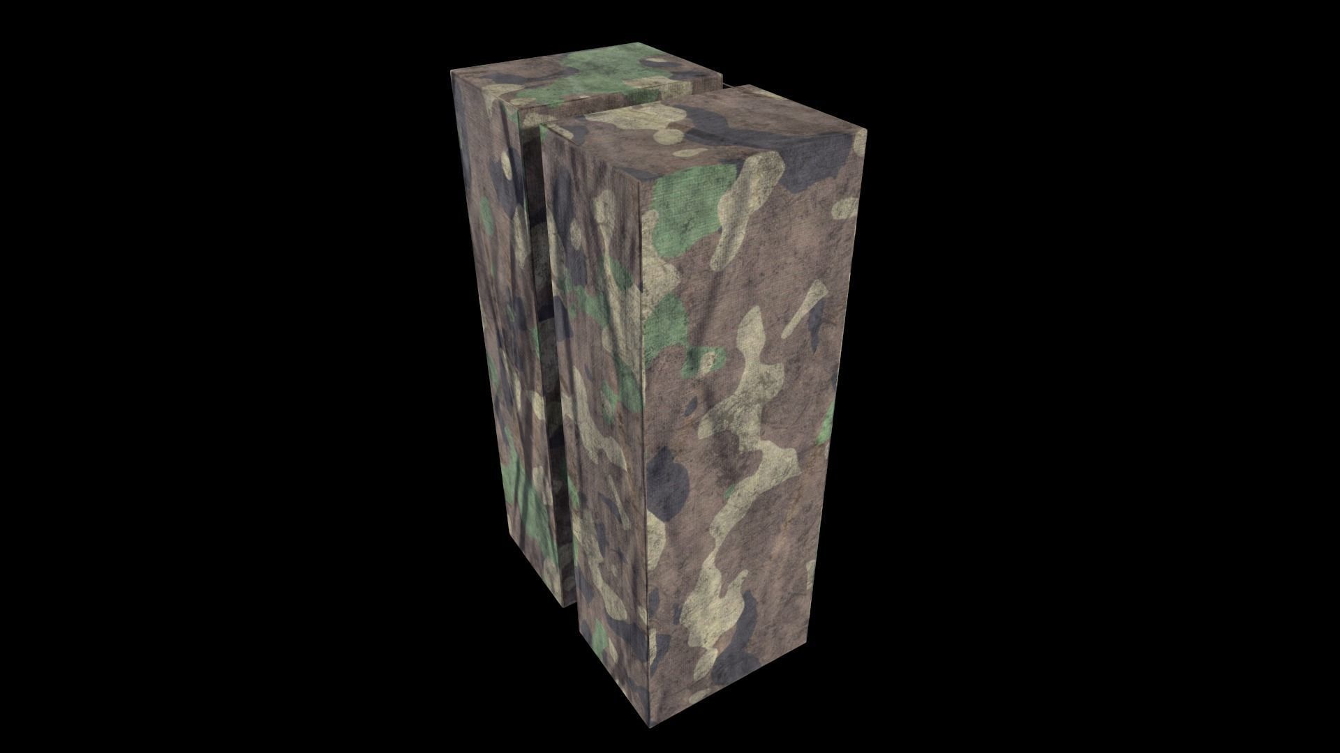Cabinet V1 - 002 Low-poly 3D model_5