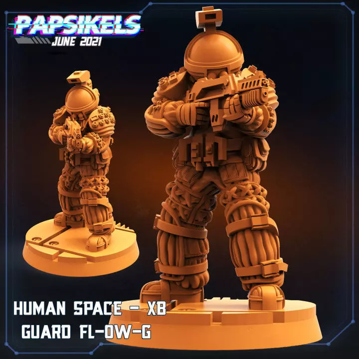 HUMAN SPACE GUARD XB FL 0W G 3D print model_0