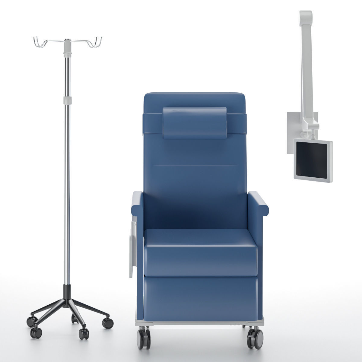 Medical Chair 3D Model 3D model_3