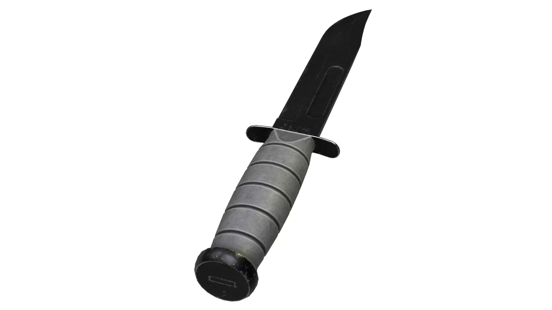 COMBAT KNIFE 3D Model Low-poly 3D model_0
