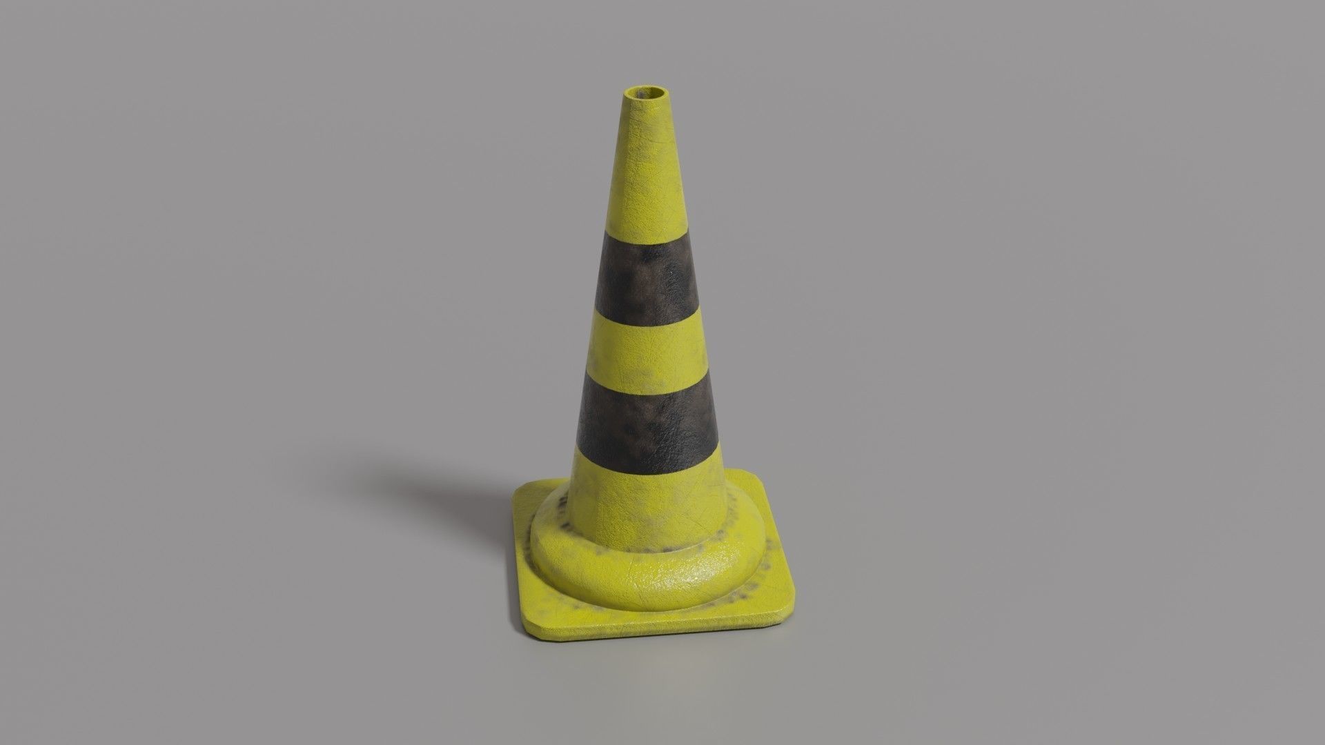 Traffic cone  Low-poly 3D model_33