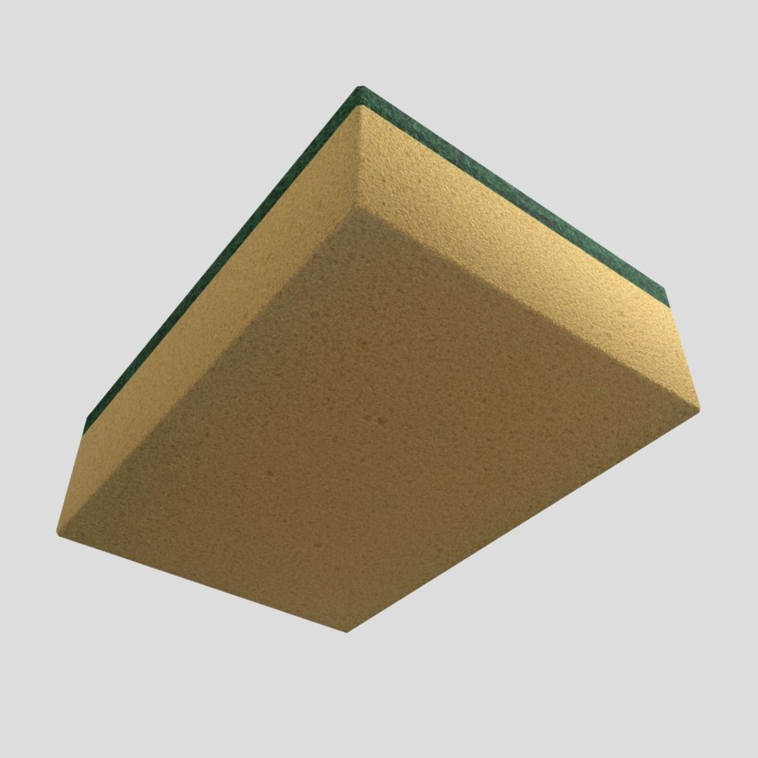 Sponge 2 gold box Low-poly 3D model_9