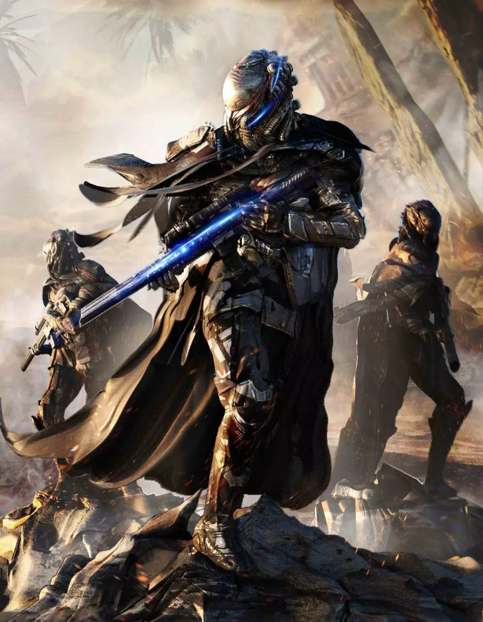 Desert Tactical sniper future armour 3D model_0