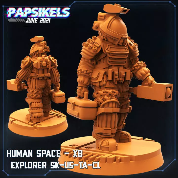 HUMAN SPACE EXPLORER XB SK U5 TA CL 3D print model_0