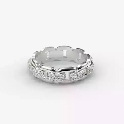 Chain Ring 7mm wide 3dm stl