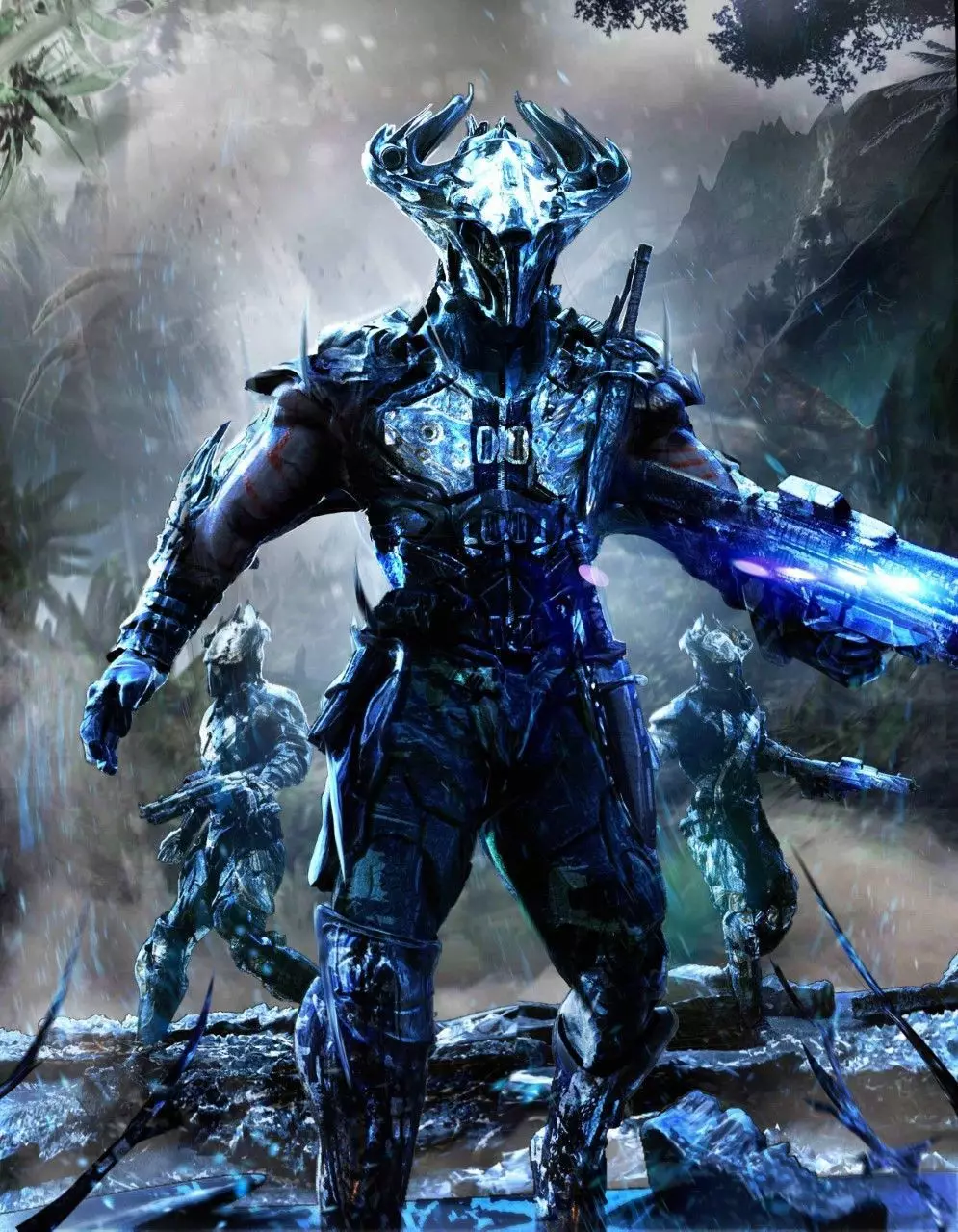 Forrest Armor military future 3D model_0