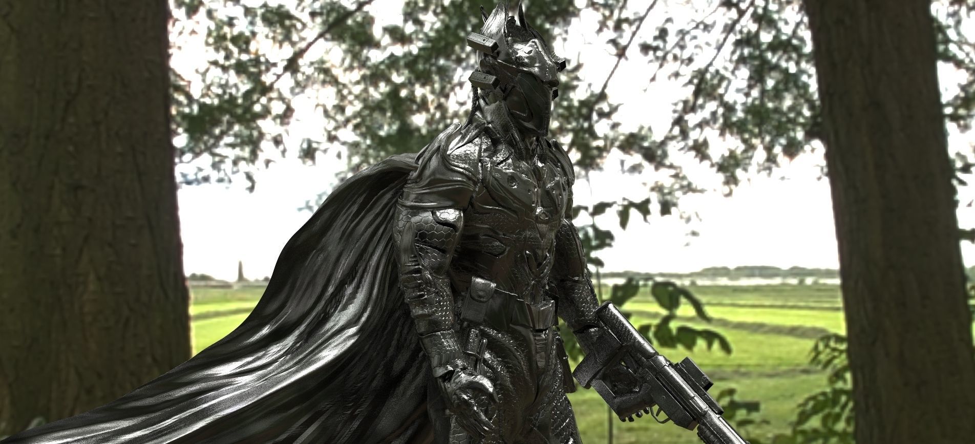 Forrest Armor military future 3D model_5