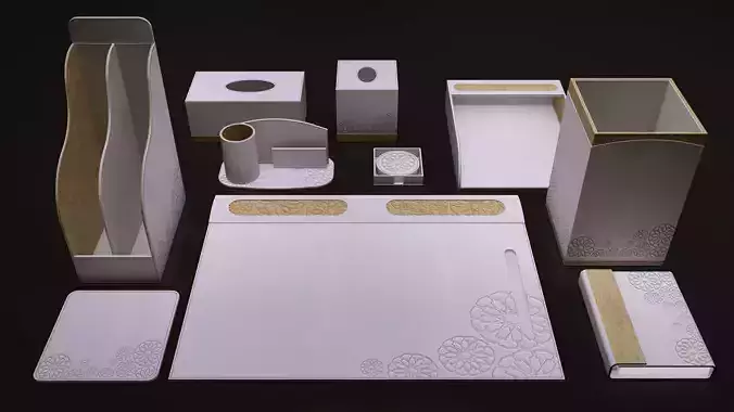 3D VIP Desk Organiser  3D model