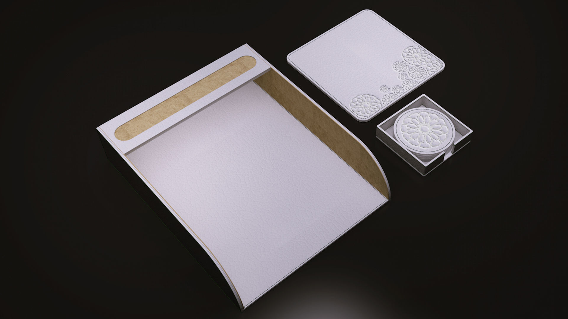 3D VIP Desk Organiser  3D model_10