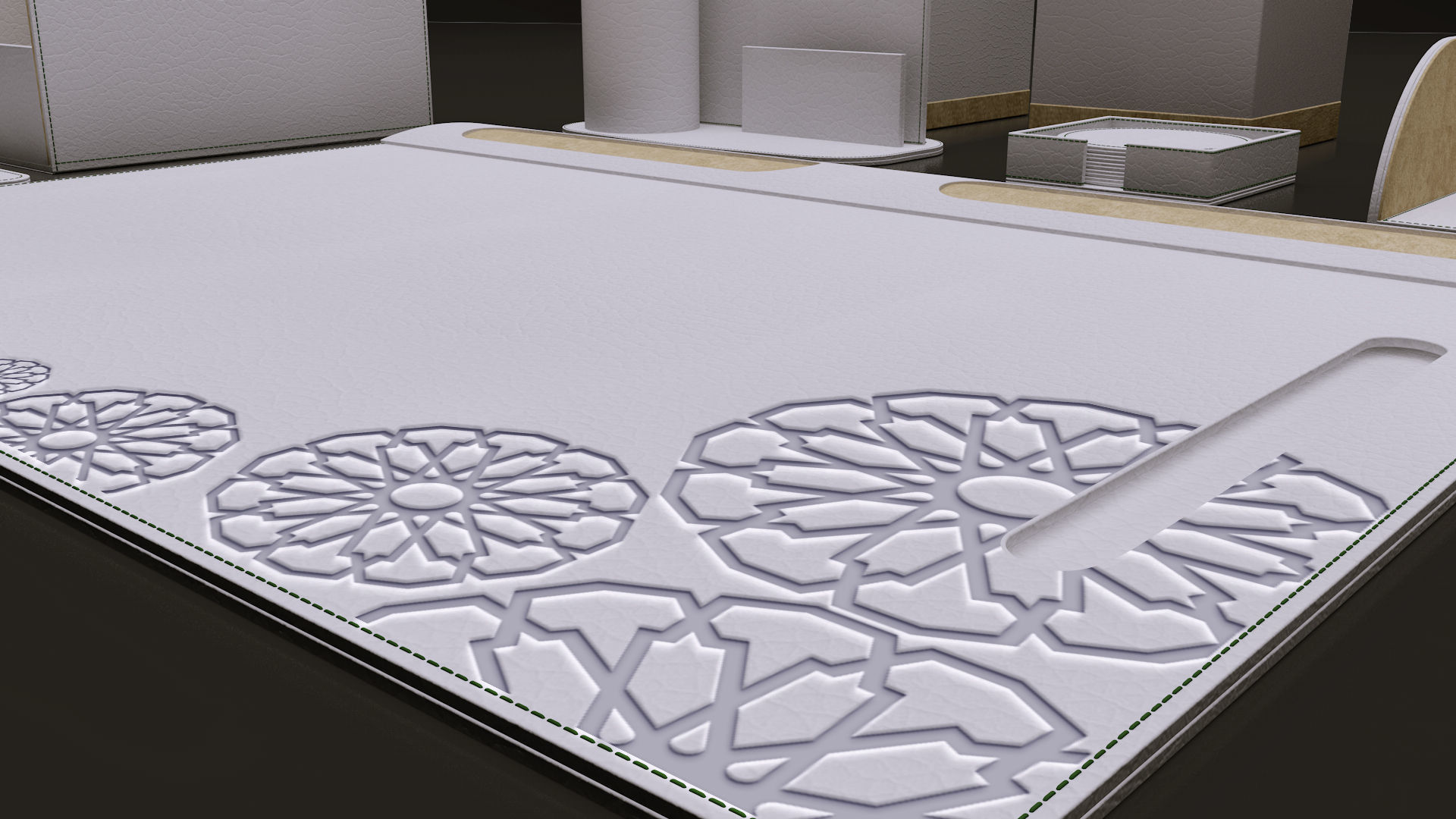 3D VIP Desk Organiser  3D model_11