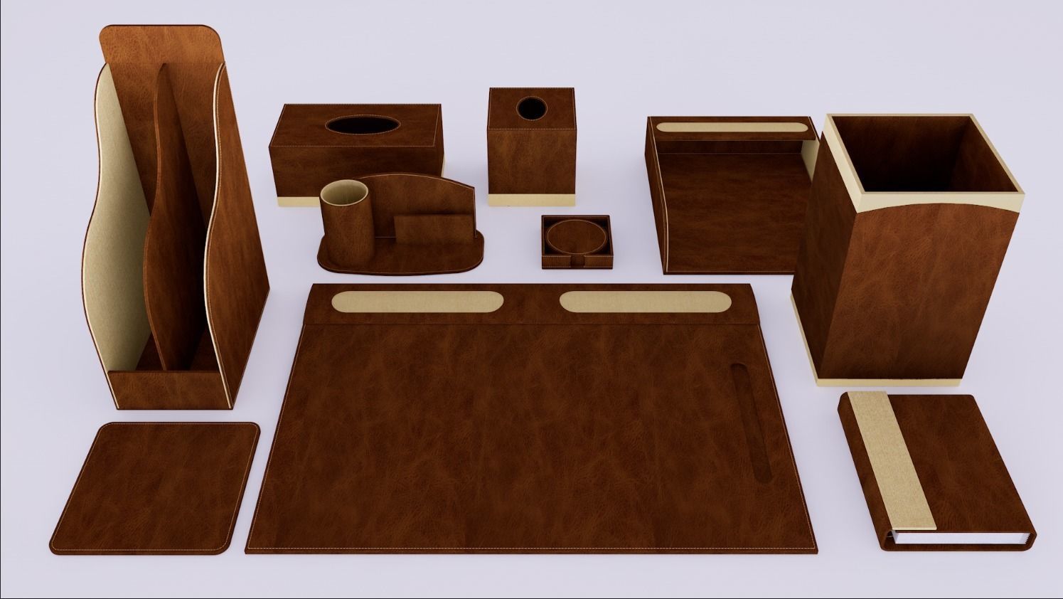 3D VIP Desk Organiser  3D model_6