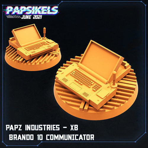PAPZ INDUSTRIES XB BRANDO 10 COMMUNICATOR 3D print model