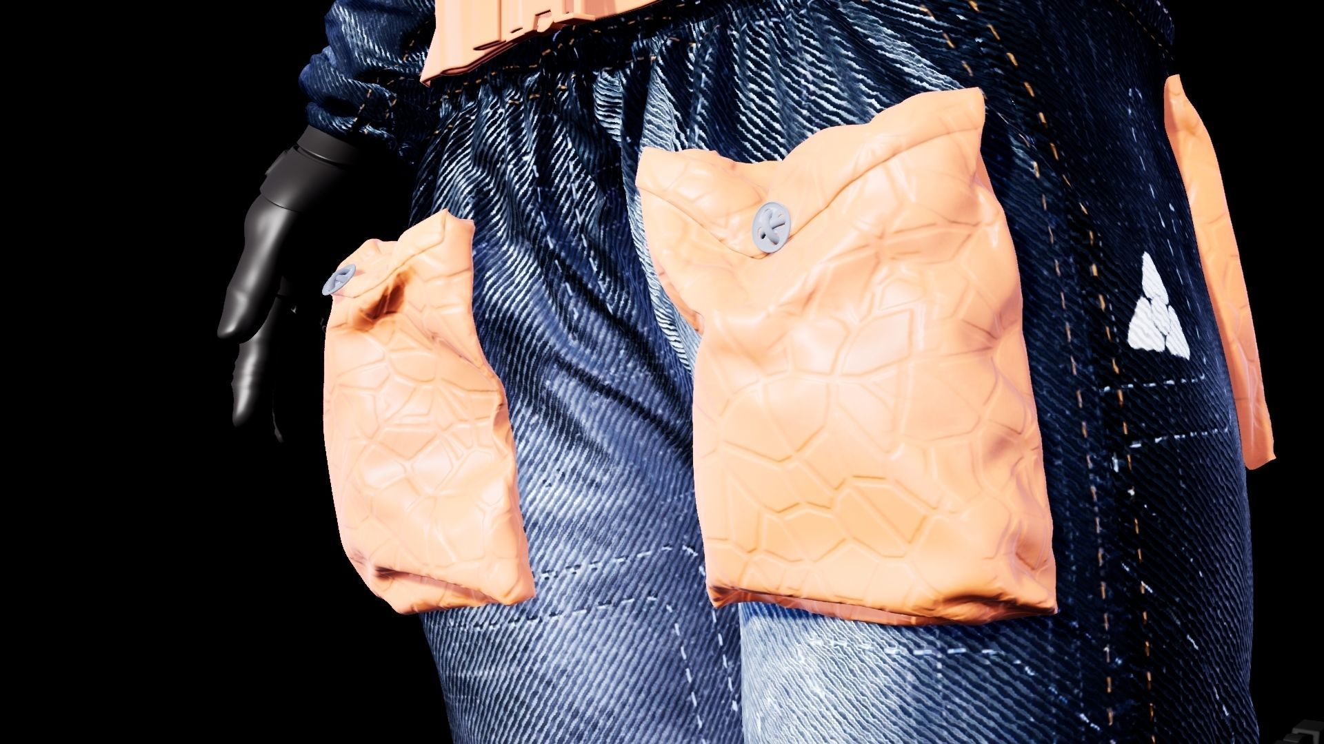 Modern Astronaut Suit 3D model_2