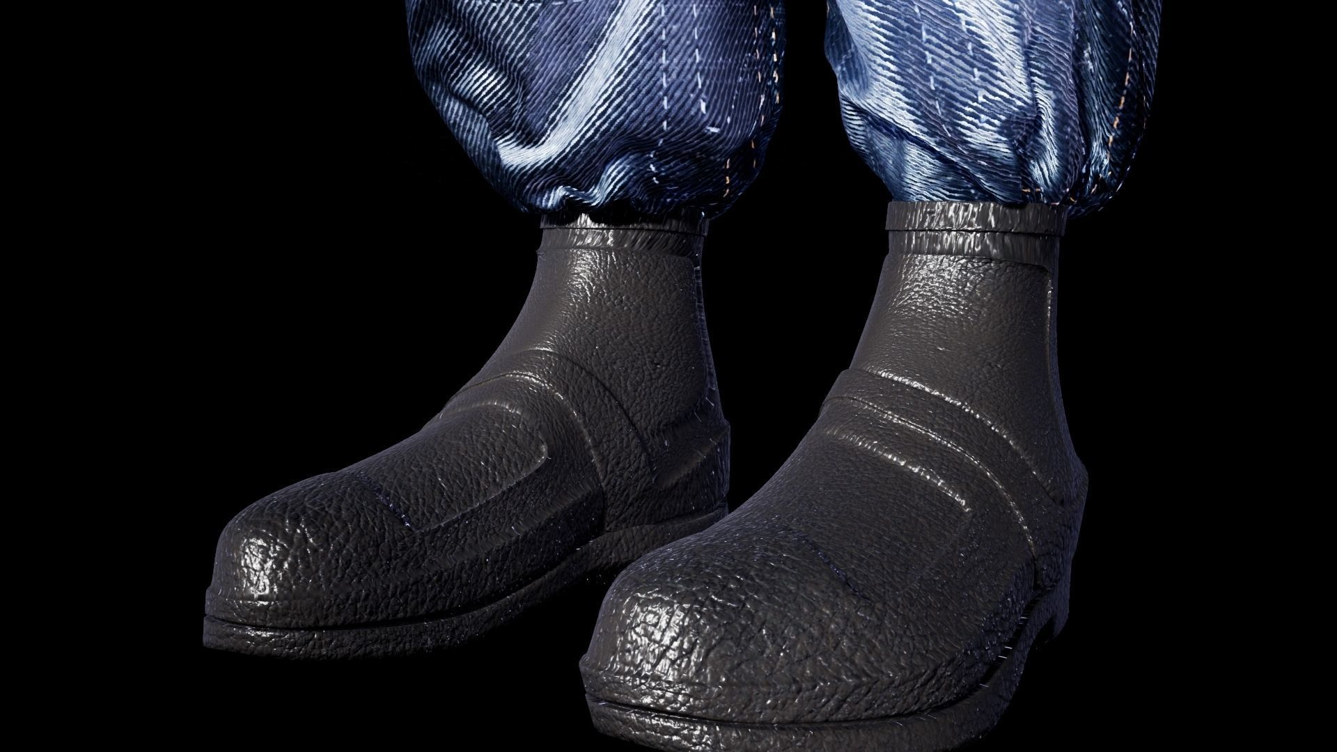 Modern Astronaut Suit 3D model_6