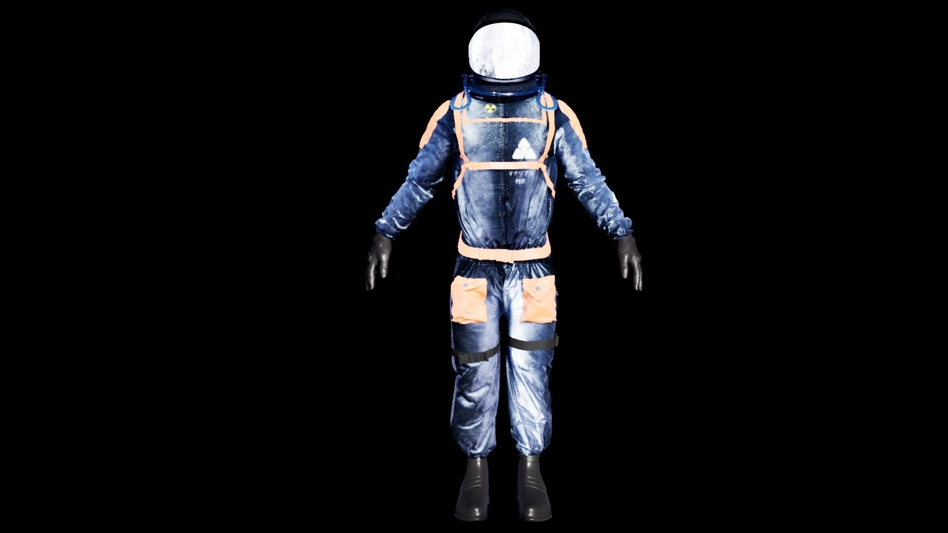 Modern Astronaut Suit 3D model_1
