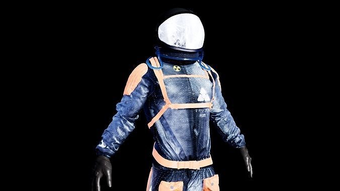 Modern Astronaut Suit 3D model
