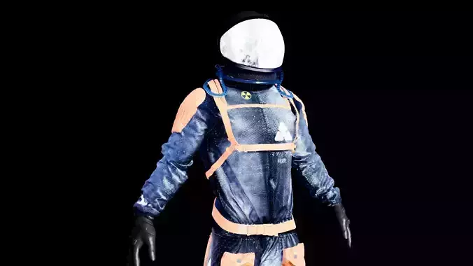Modern Astronaut Suit 3D model