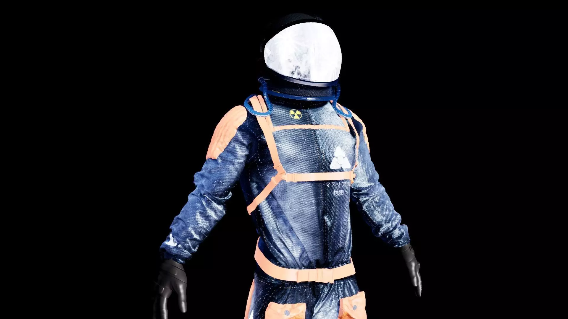 Modern Astronaut Suit 3D model_0