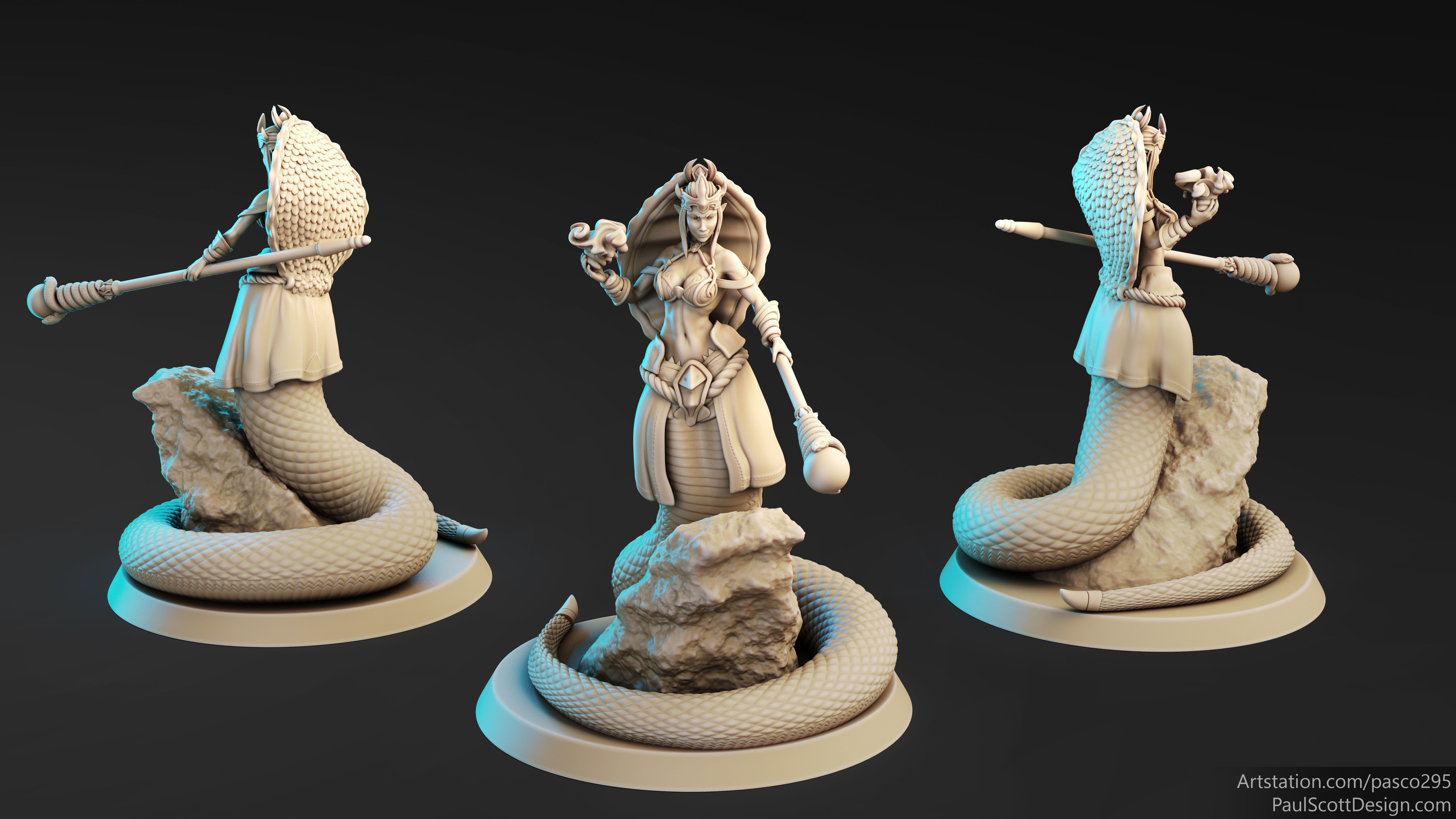 Mystic Medusa Bundle - 3D Printable 3D print model_3