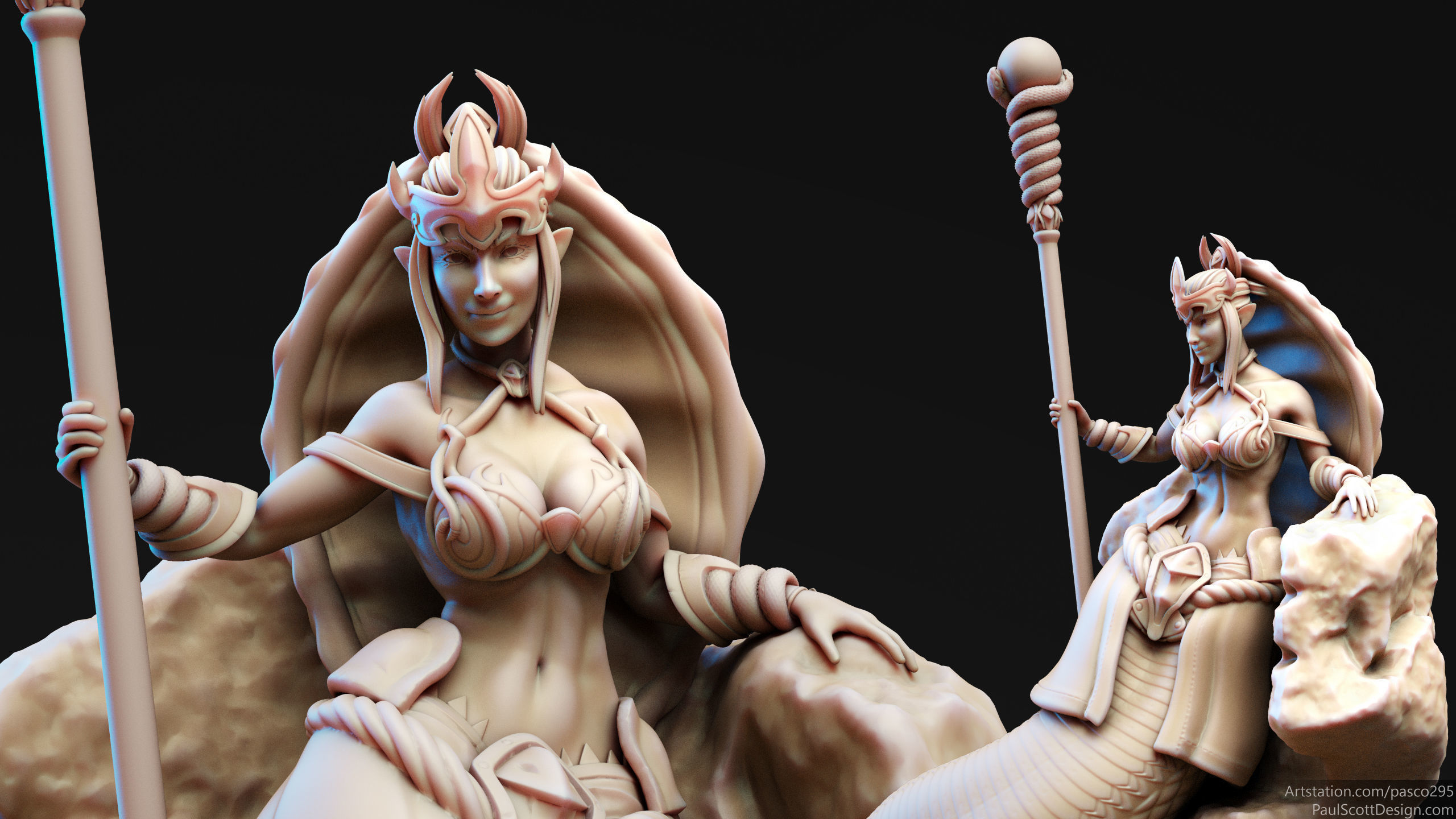 Mystic Medusa Bundle - 3D Printable 3D print model_7