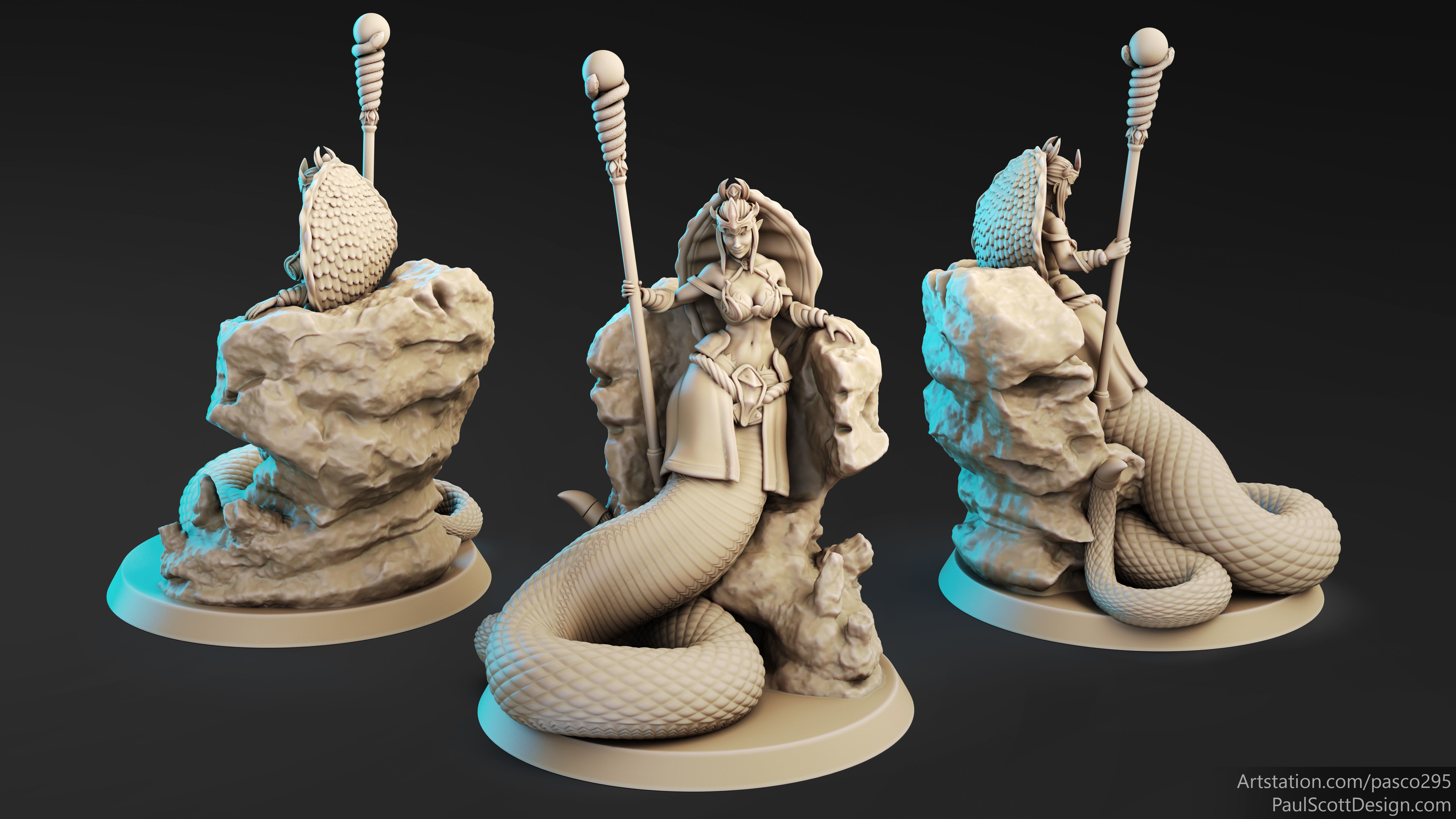 Mystic Medusa Bundle - 3D Printable 3D print model_1