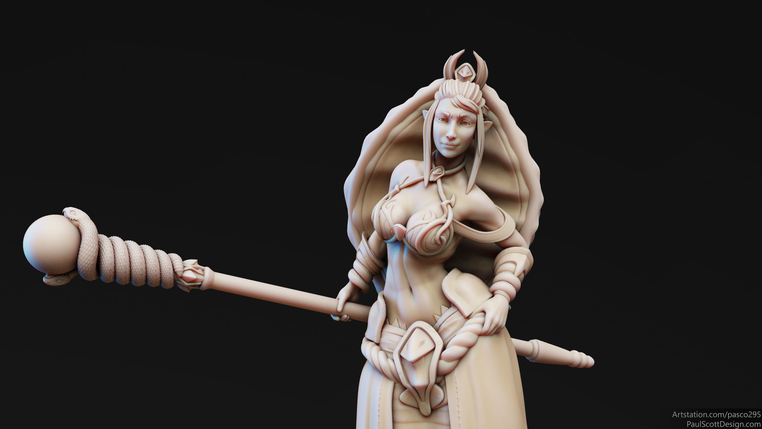 Mystic Medusa Bundle - 3D Printable 3D print model_9