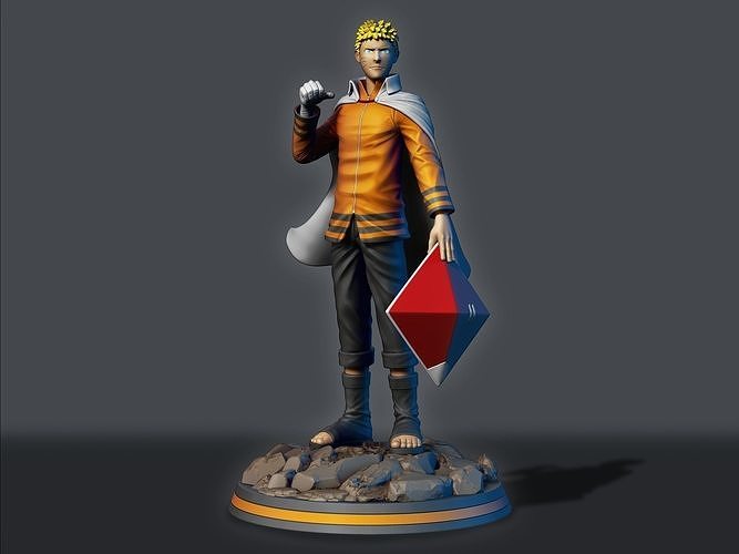 Naruto Hokage 3D print model